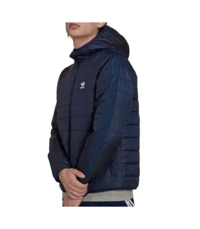Doudoune Bleu Homme Adidas Hooded Puff