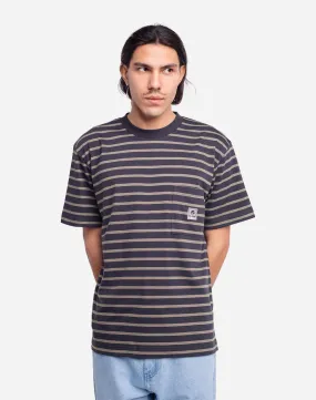 T-shirt Trega noir carbone ample Taille M Couleurs Noir Carbone